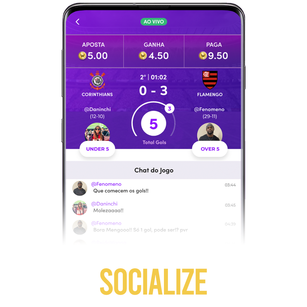 Socialize com o Wanna BET