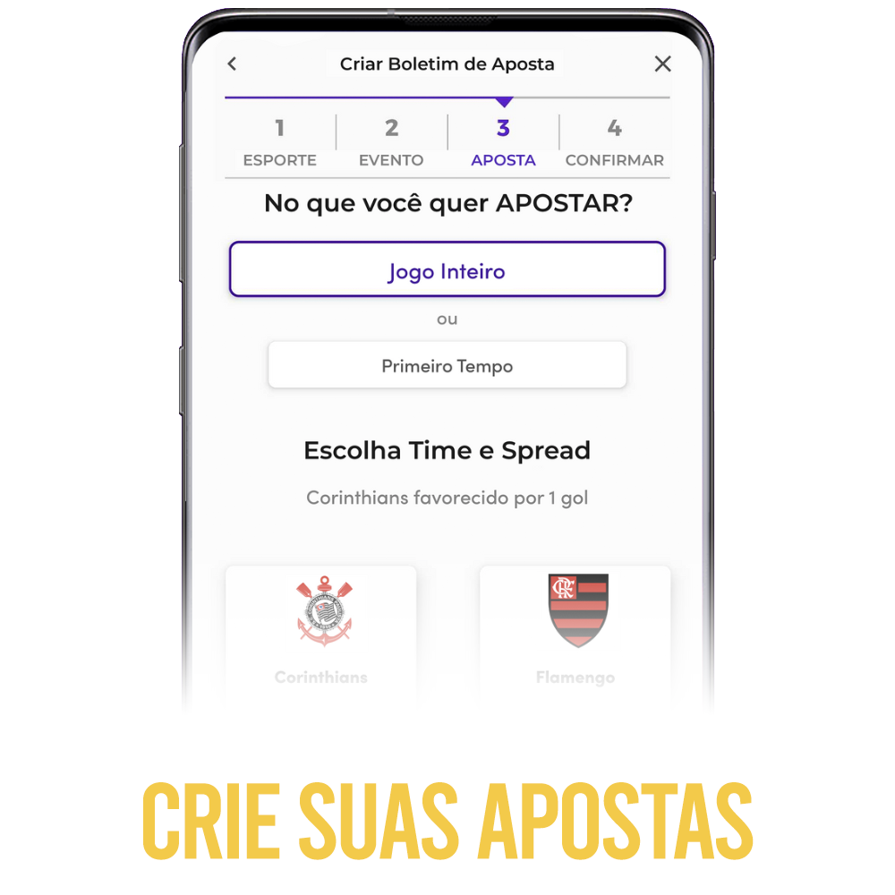 Crie suas apostas no Wanna BET